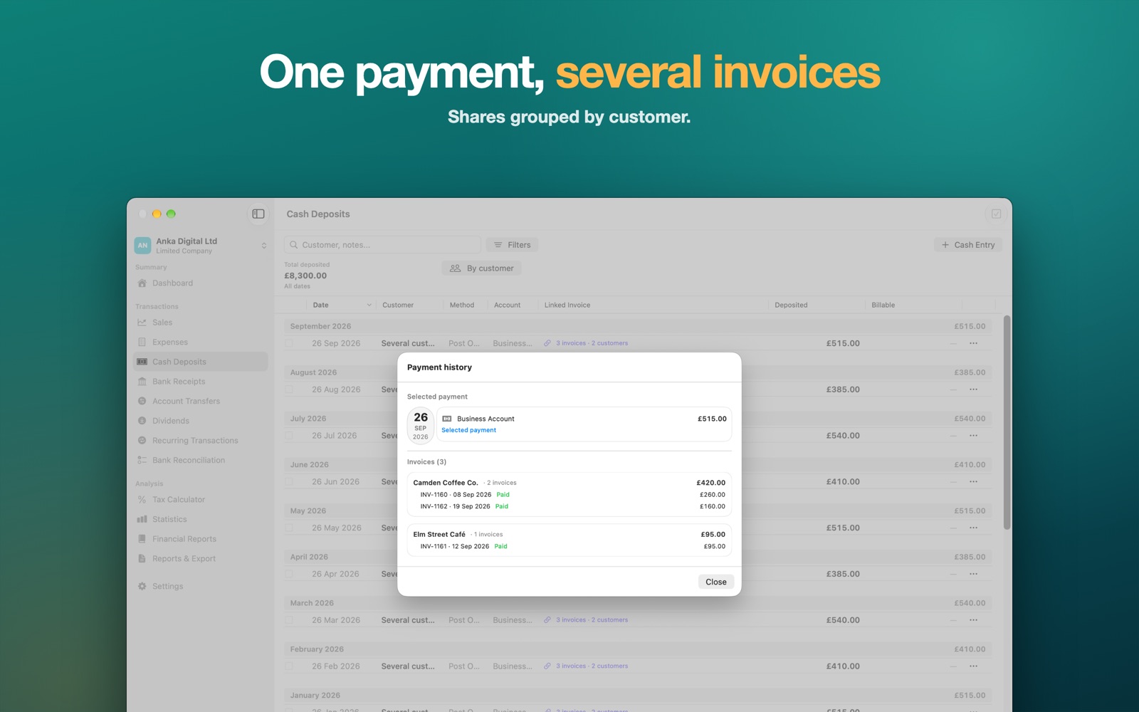 LedgerWise for Mac screenshot 5