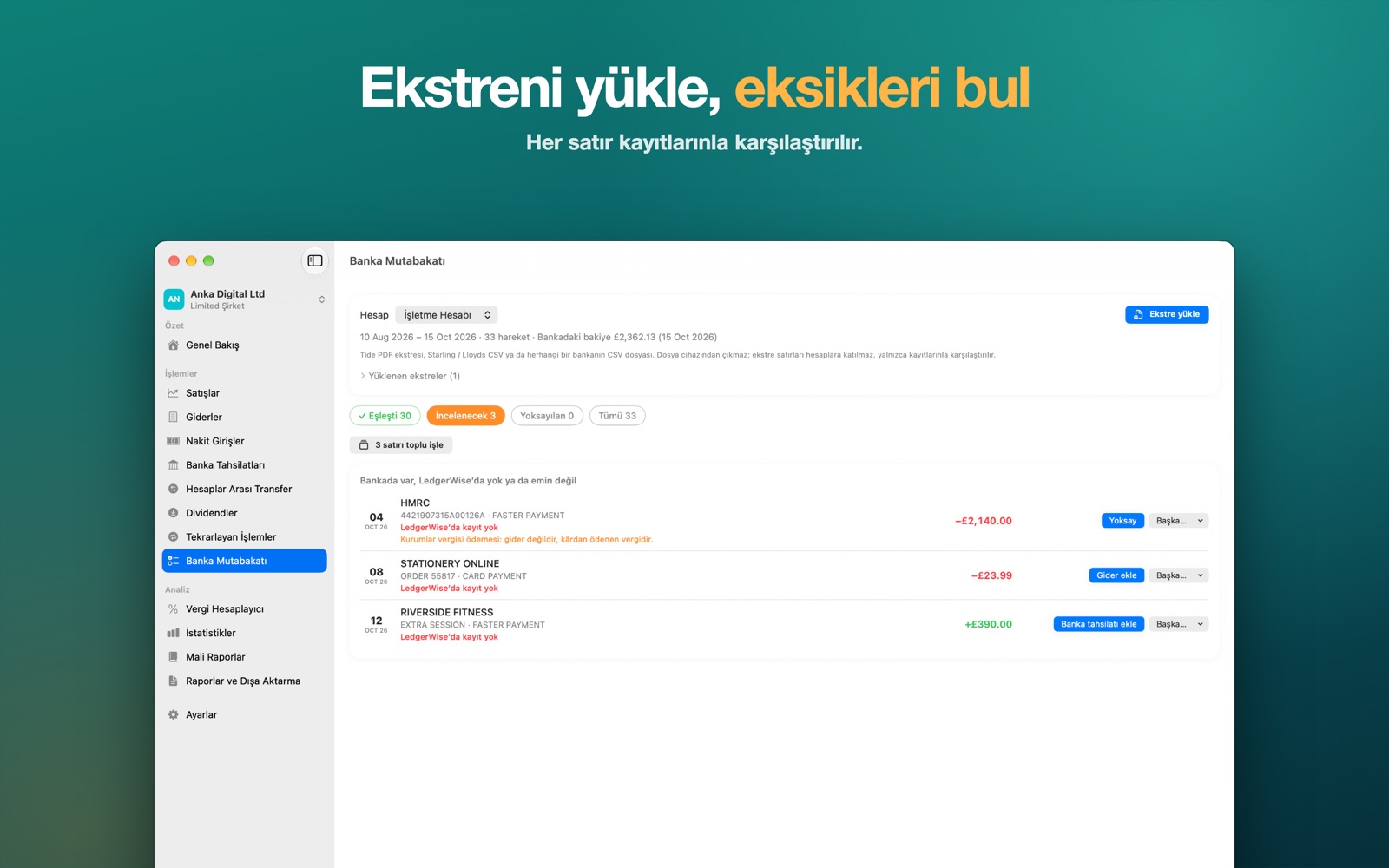 Mac için LedgerWise ekran görüntüsü 4
