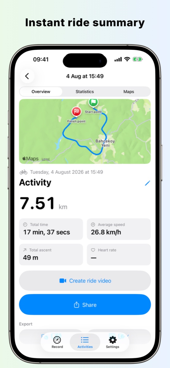 RideMeter screenshot 3