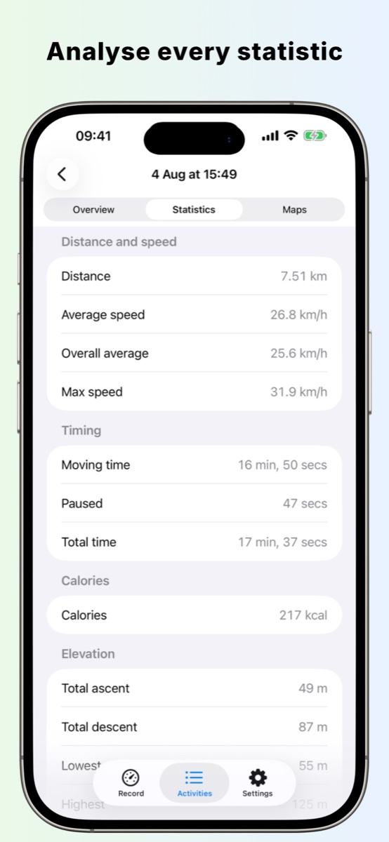 RideMeter screenshot 4