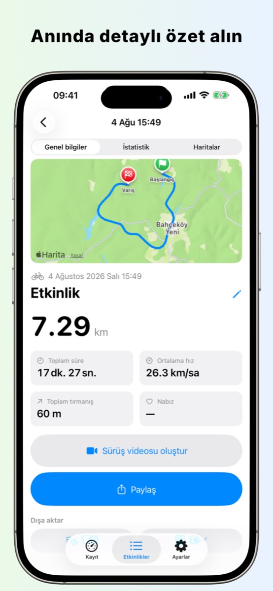 RideMeter ekran görüntüsü 3