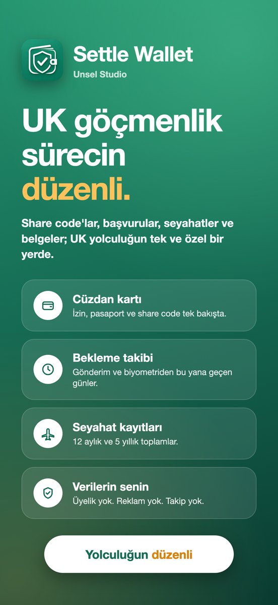 SettleWallet ekran görüntüsü 1